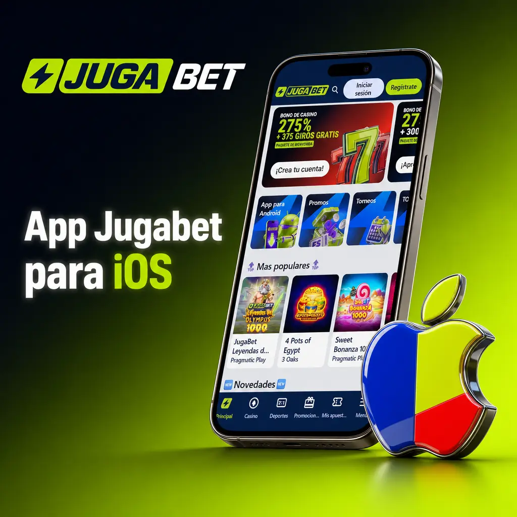 App Jugabet gratuita para iOS, compatible con iPhone y iPad desde iOS 12.0, ideal para iPhone 6S o superior