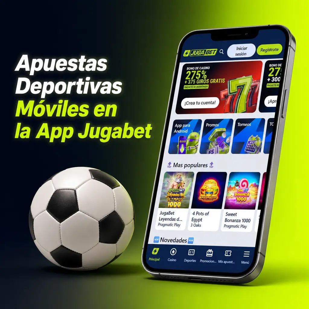 Apuestas deportivas en vivo y prepartido en la app Jugabet: fútbol chileno, tenis, NBA, esports y más de 20 disciplinas.