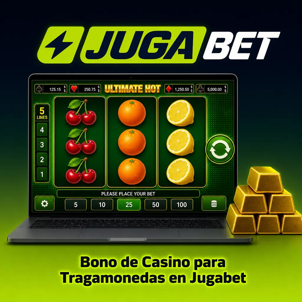 Bono de casino Jugabet: 20% en depósito para tragamonedas, activación automática y beneficios VIP en 2026.