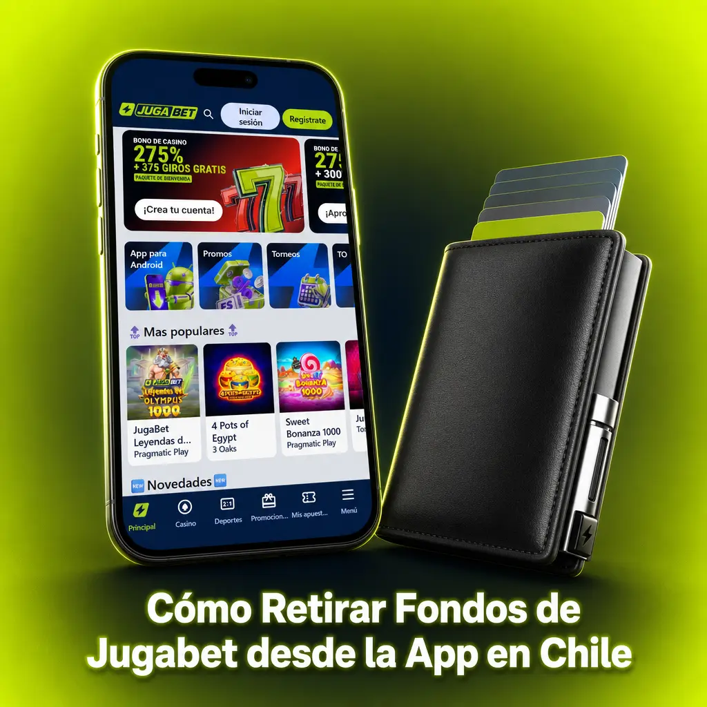Guía paso a paso para retirar fondos desde la app de Jugabet en Chile usando transferencia, USDT o Binance Pay