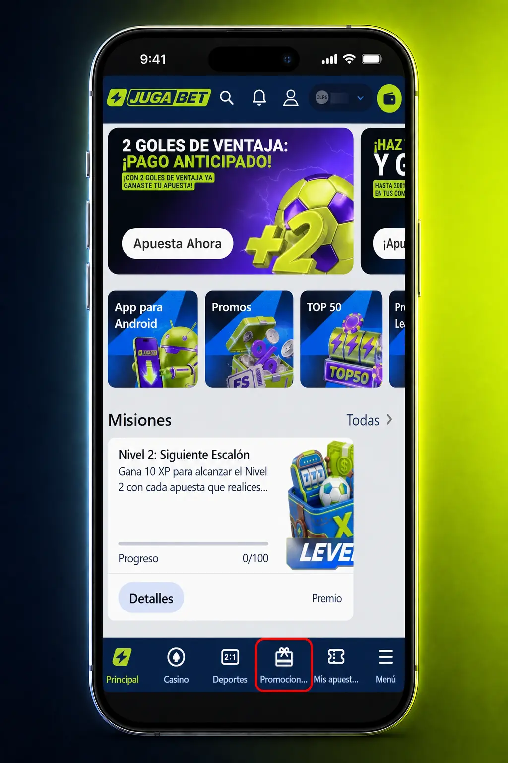 Pasos para usar los bonos de Jugabet en Chile: regístrate, deposita, ingresa el código y confirma tu saldo en Mi Cuenta.