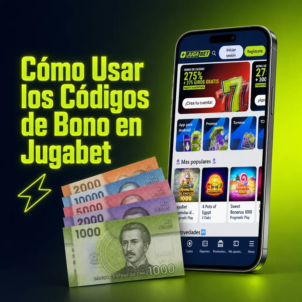 Guía para usar códigos de bono en Jugabet: cómo depositar y activar tu promoción correctamente.