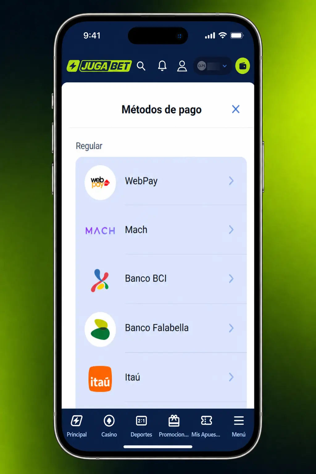 Pasos para realizar tu primera apuesta en Jugabet Chile desde la cuenta de usuario