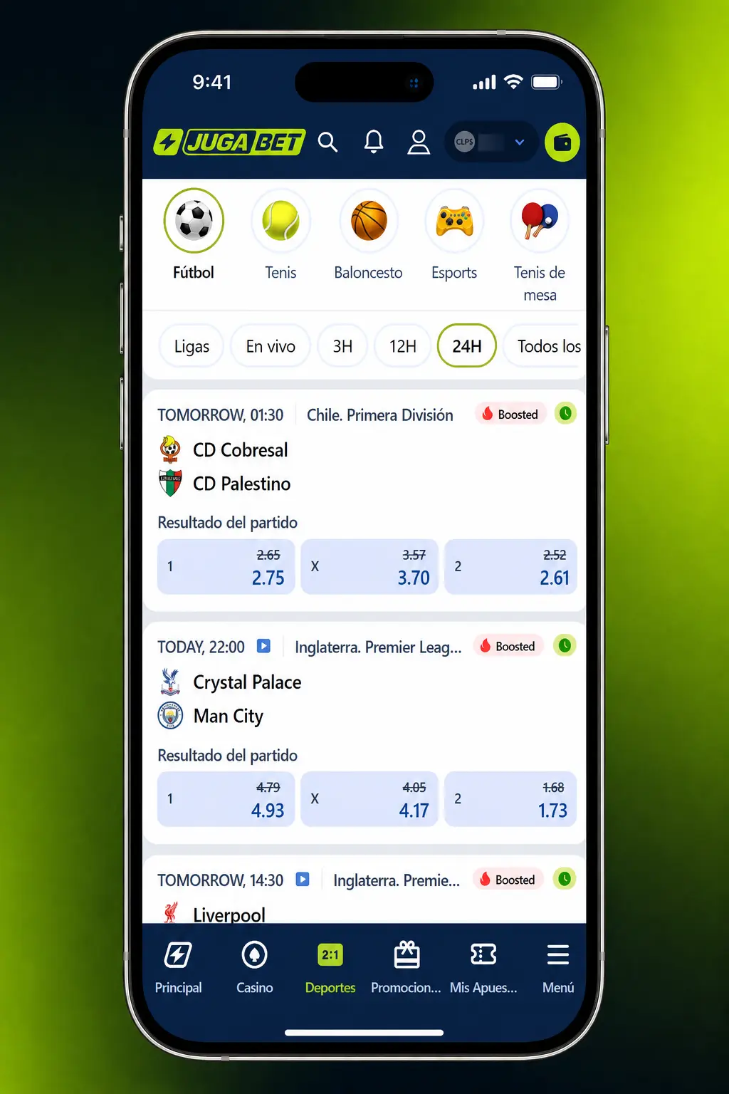 Pasos para realizar tu primera apuesta en Jugabet Chile: selecciona deporte, mercado, monto y confirma tu boleta.